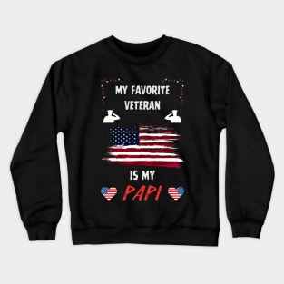 veteran papi Crewneck Sweatshirt